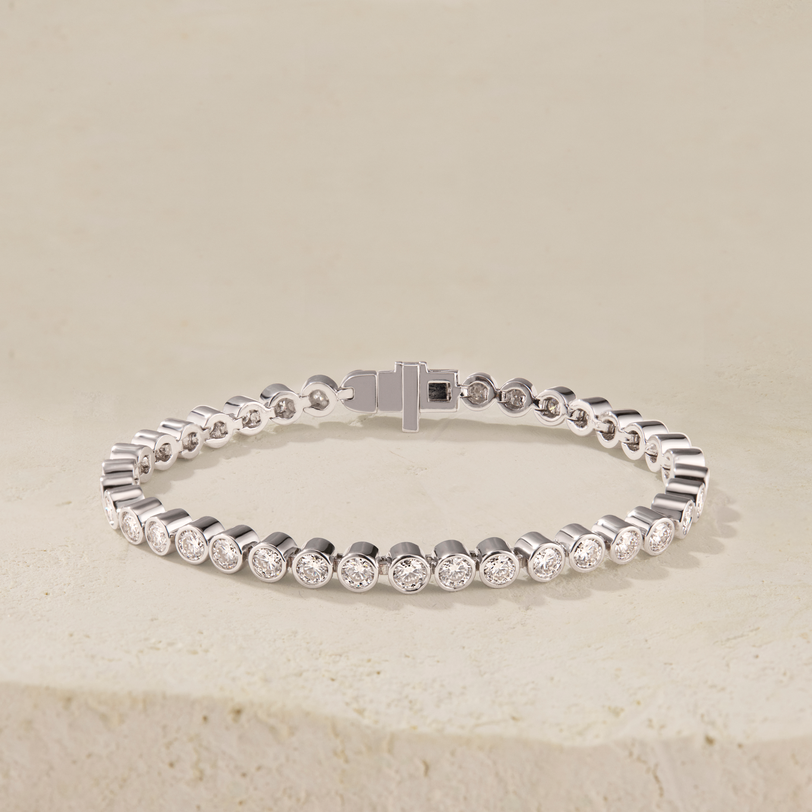 Virelle Round Bezel Tennis Bracelet