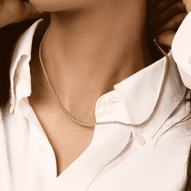 Amara Diamond Tennis Necklace