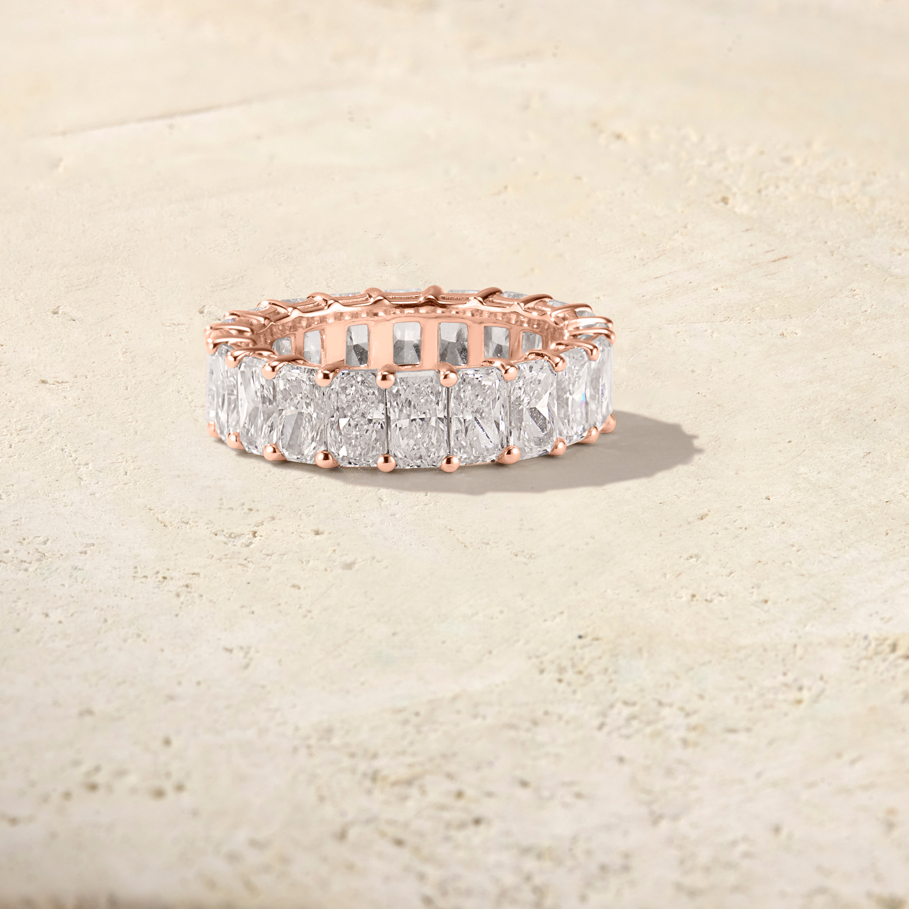 Amara Radiant Cut Eternal Ring