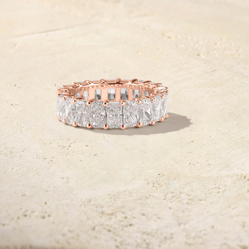 Amara Radiant Cut Eternal Ring