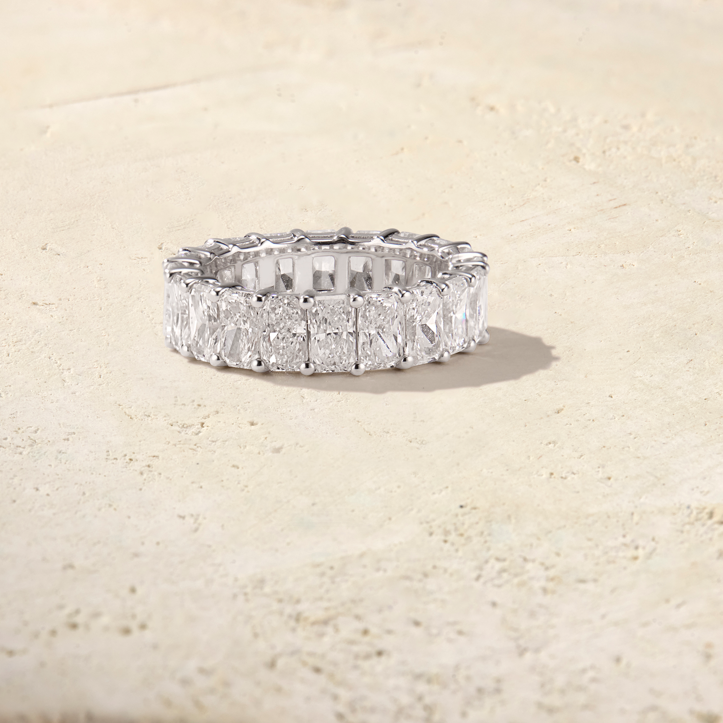 Amara Radiant Cut Eternal Ring