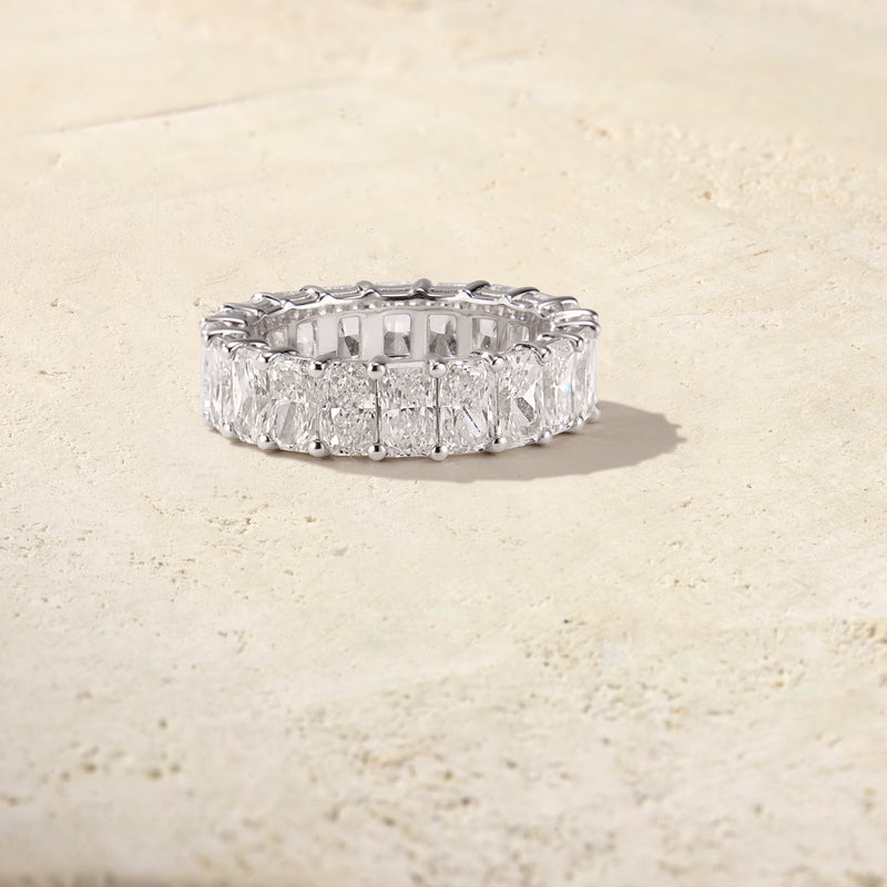 Amara Radiant Cut Eternal Ring