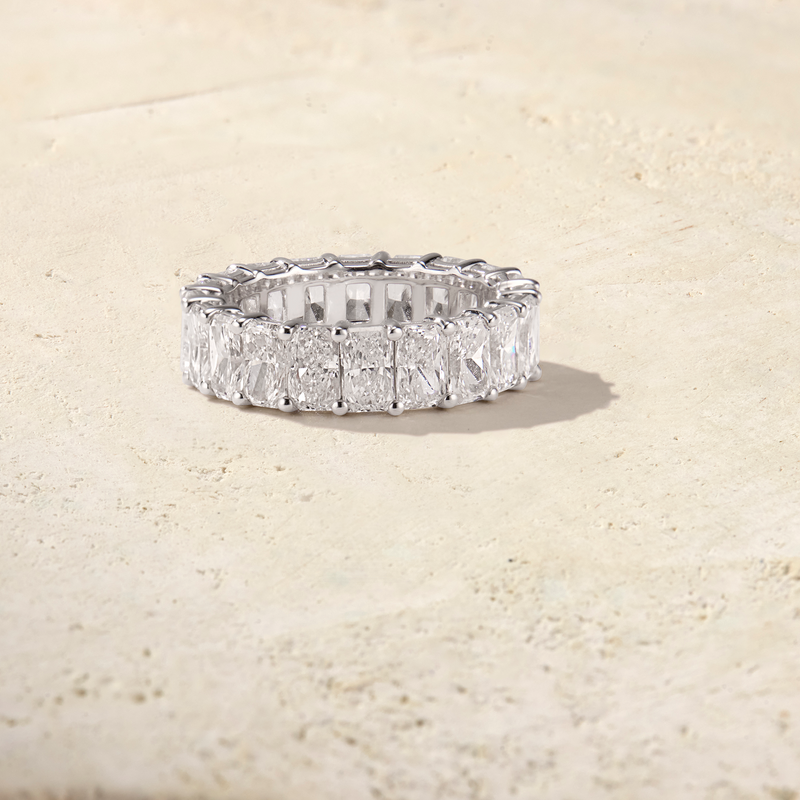 Amara Radiant Cut Eternal Ring