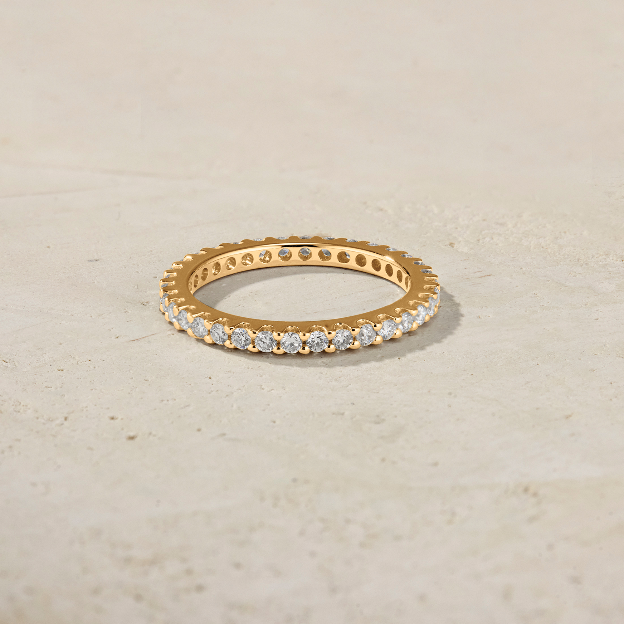 Ciel Full Pavé Eternity Ring