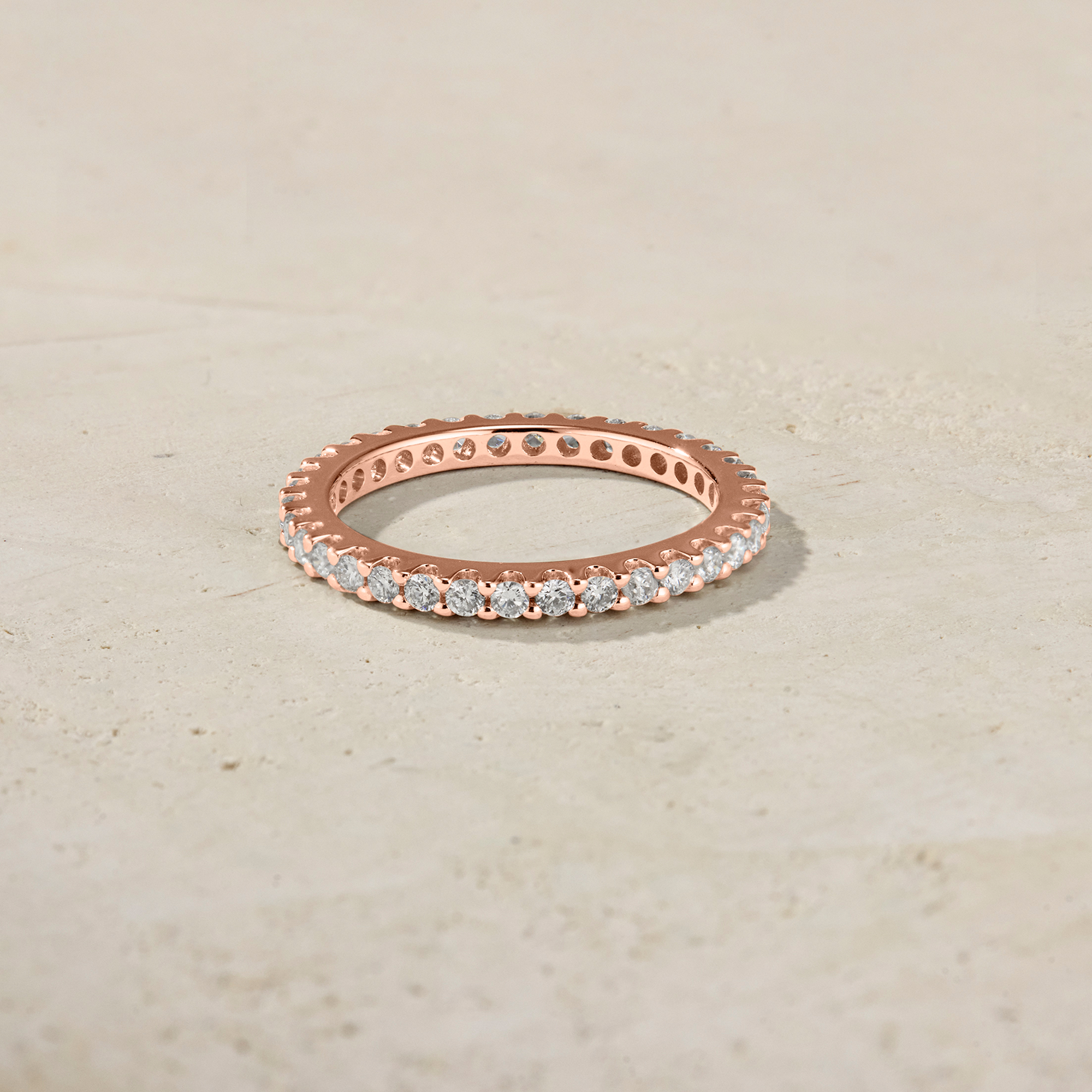 Ciel Full Pavé Eternity Ring