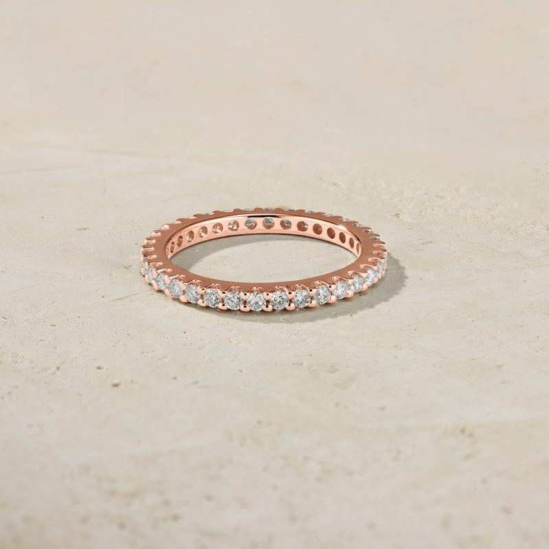 Ciel Full Pavé Eternity Ring