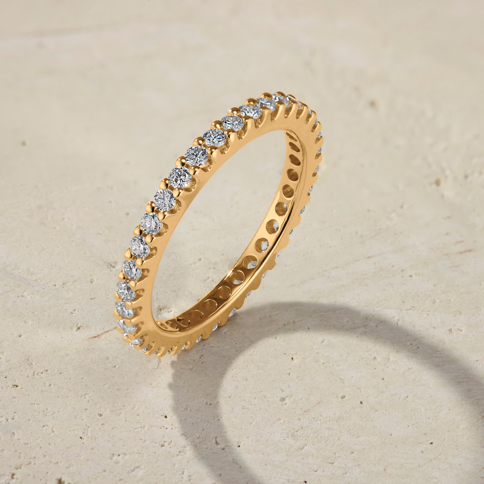 Ciel Full Pavé Eternity Ring