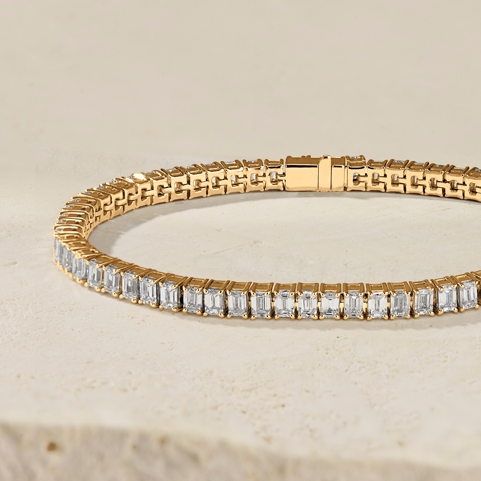 Amara Emerald-Cut Tennis Bracelet