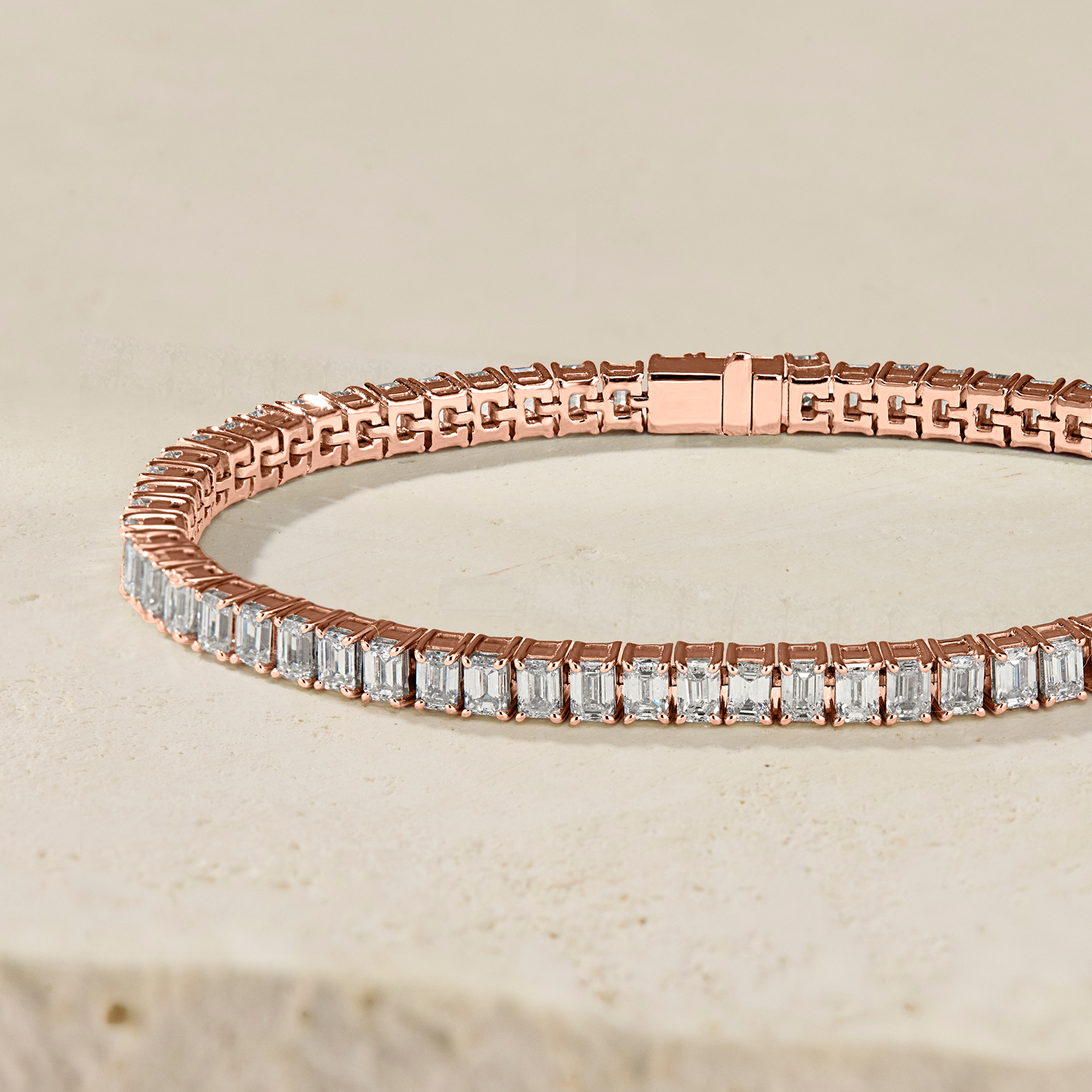 Amara Emerald-Cut Tennis Bracelet