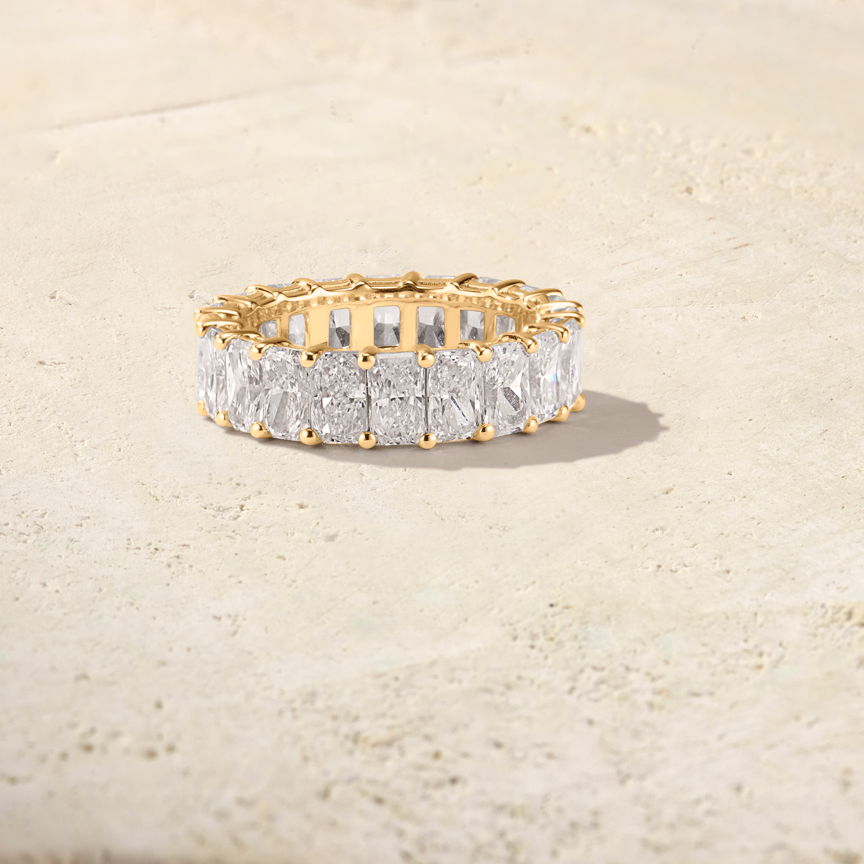 Amara Radiant Cut Eternal Ring