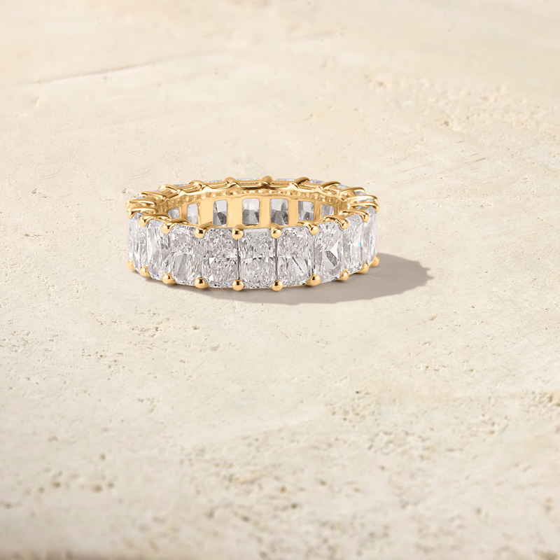 Amara Radiant Cut Eternal Ring