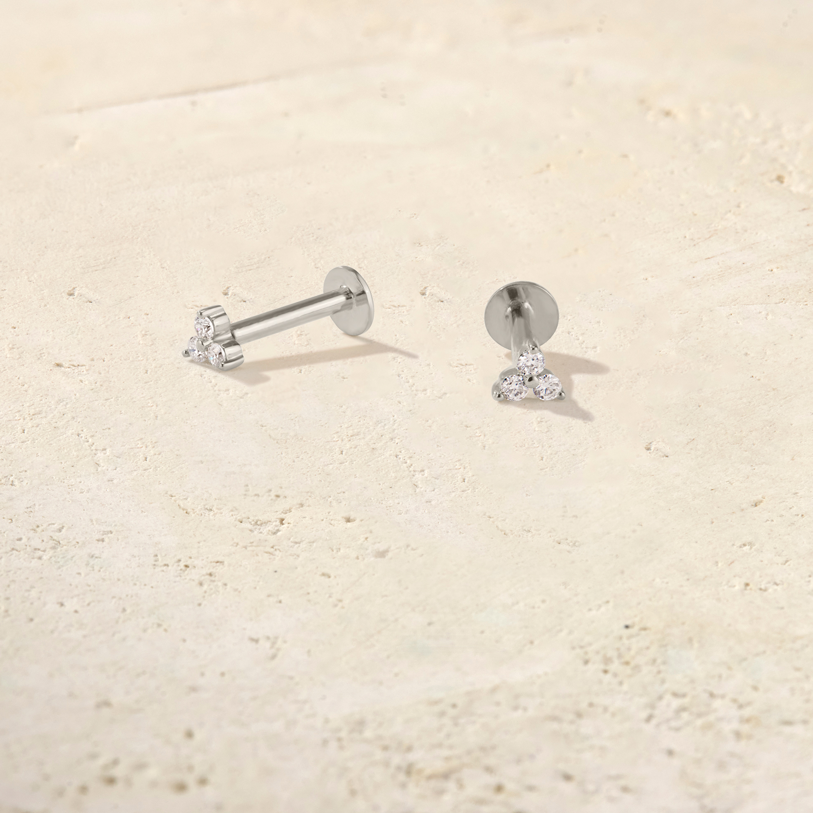 Trio Diamond Studs