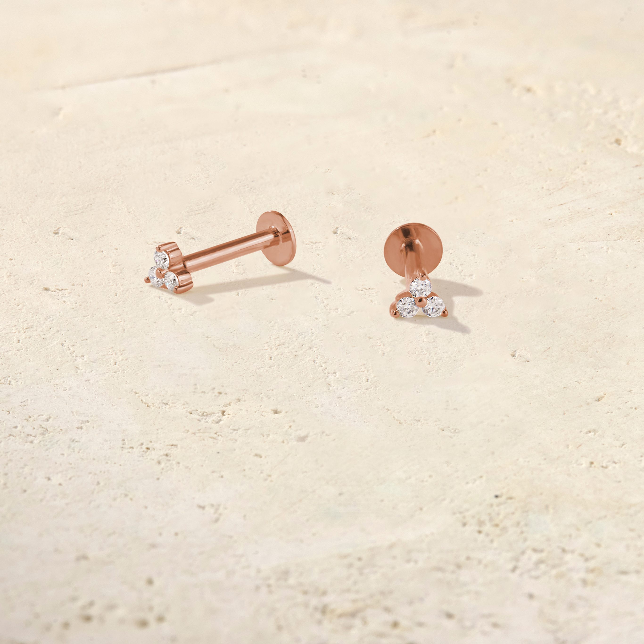 Trio Diamond Studs