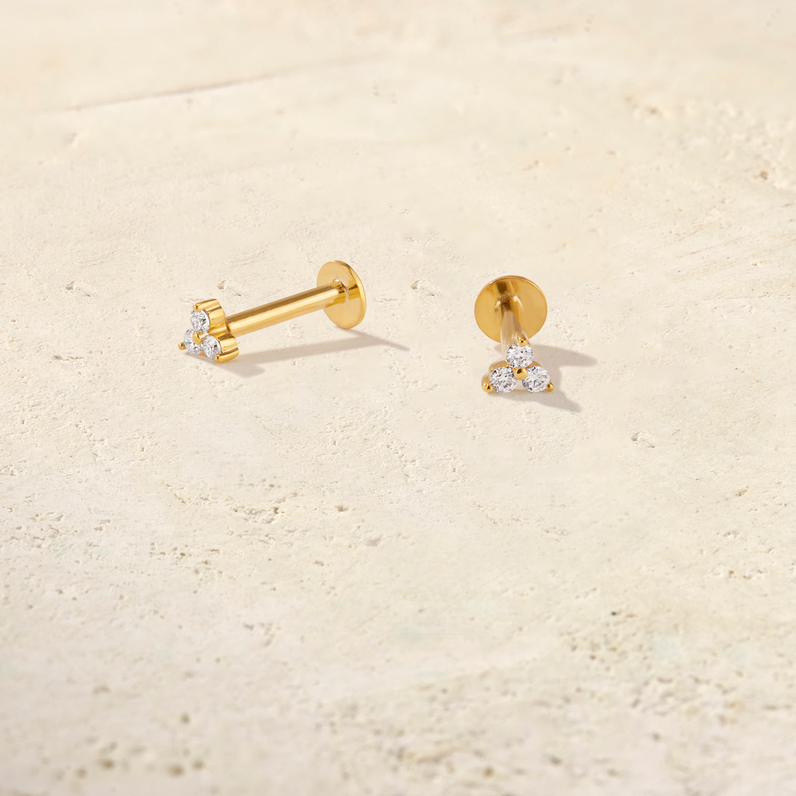 Trio Diamond Studs
