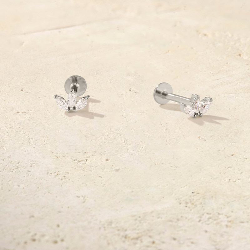 Marquise Trio Diamond Studs