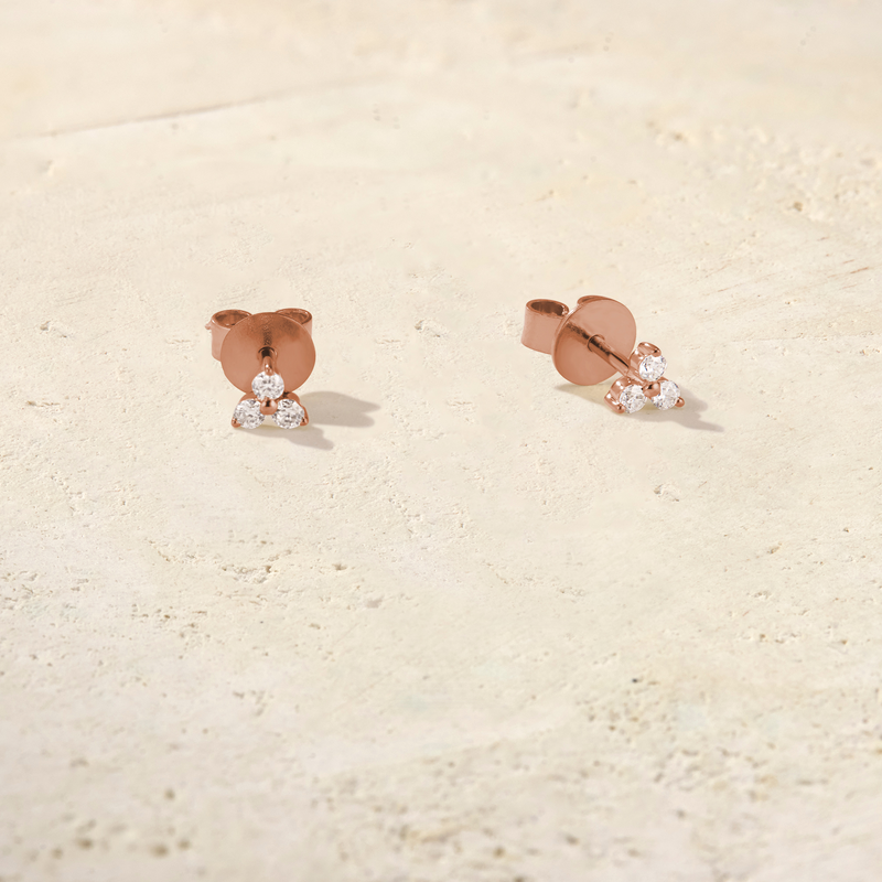 Trio Diamond Studs