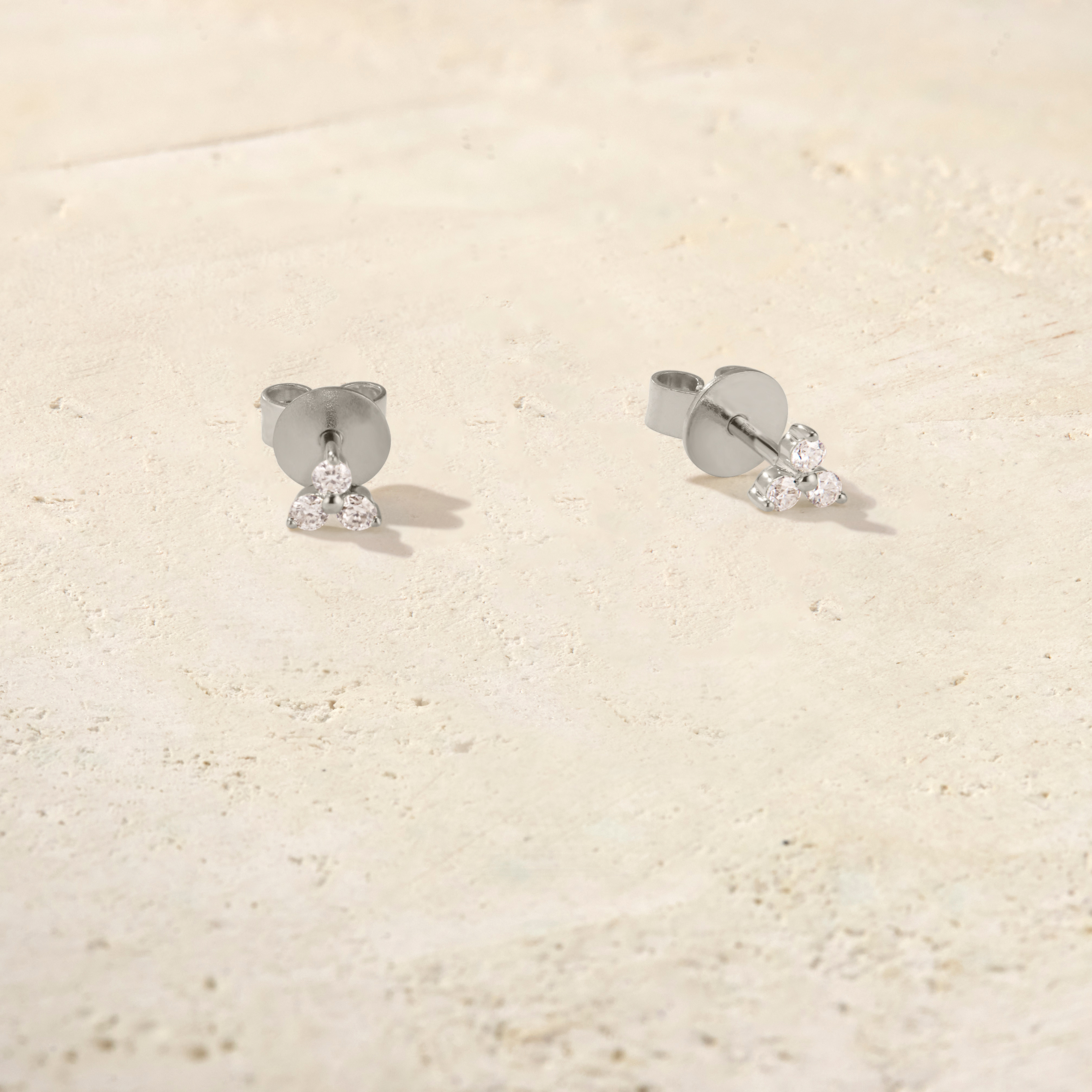 Trio Diamond Studs