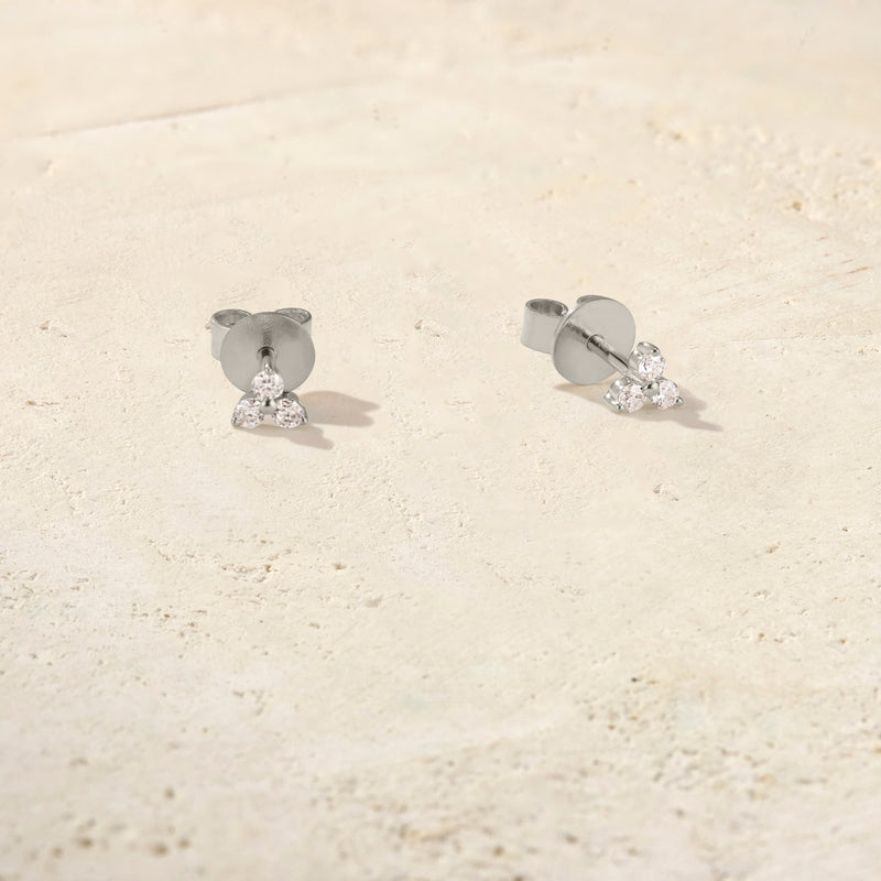 Trio Diamond Studs