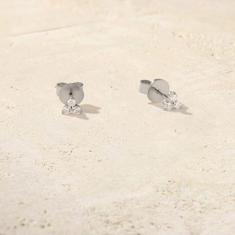 Trio Diamond Studs