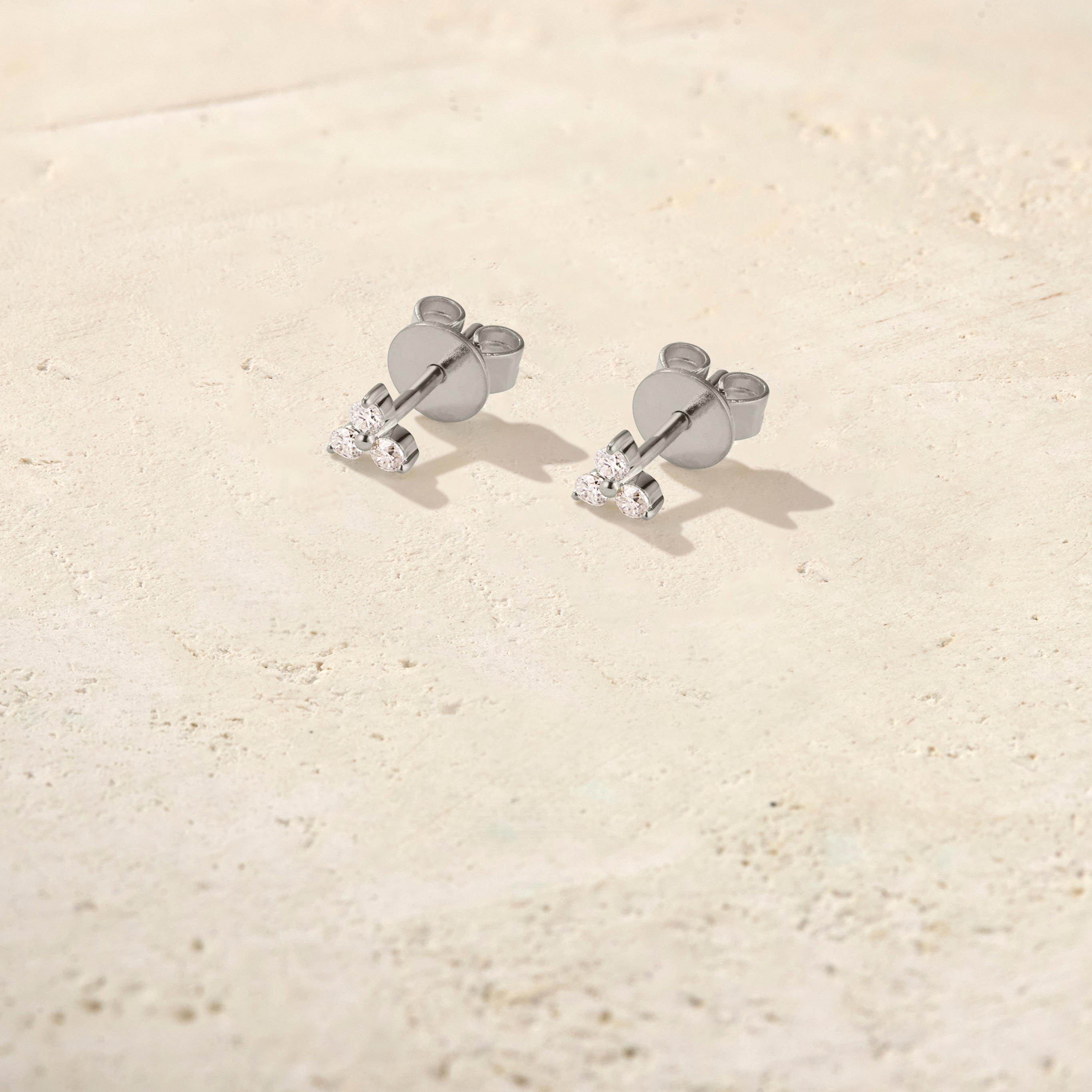 Trio Diamond Studs
