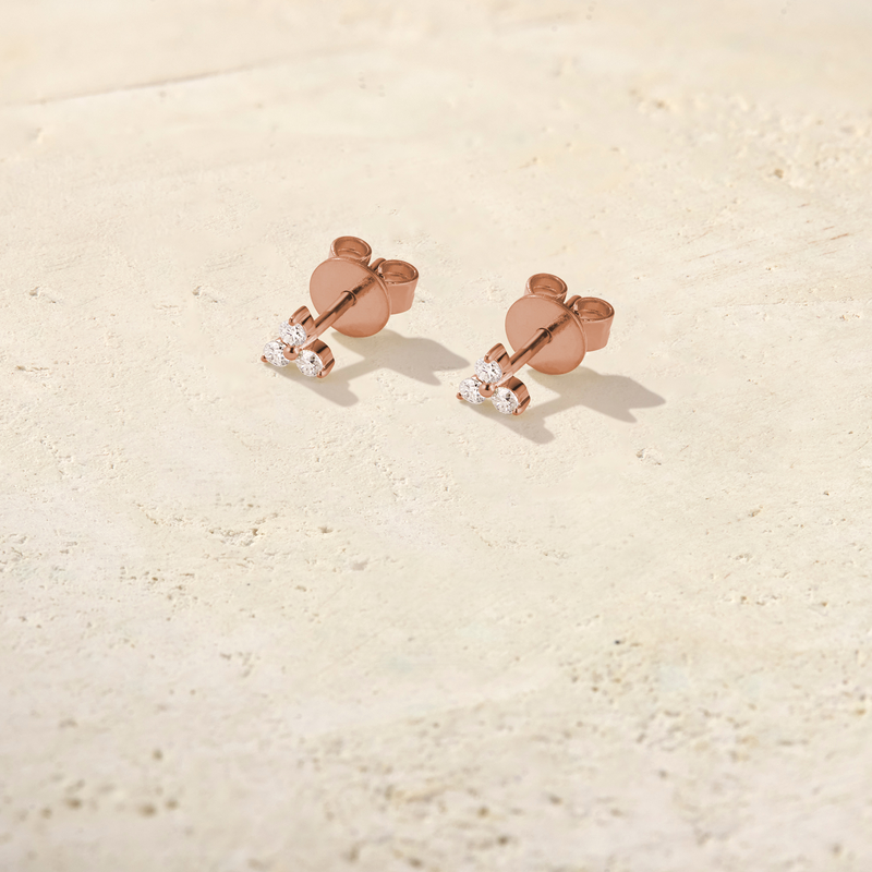 Trio Diamond Studs