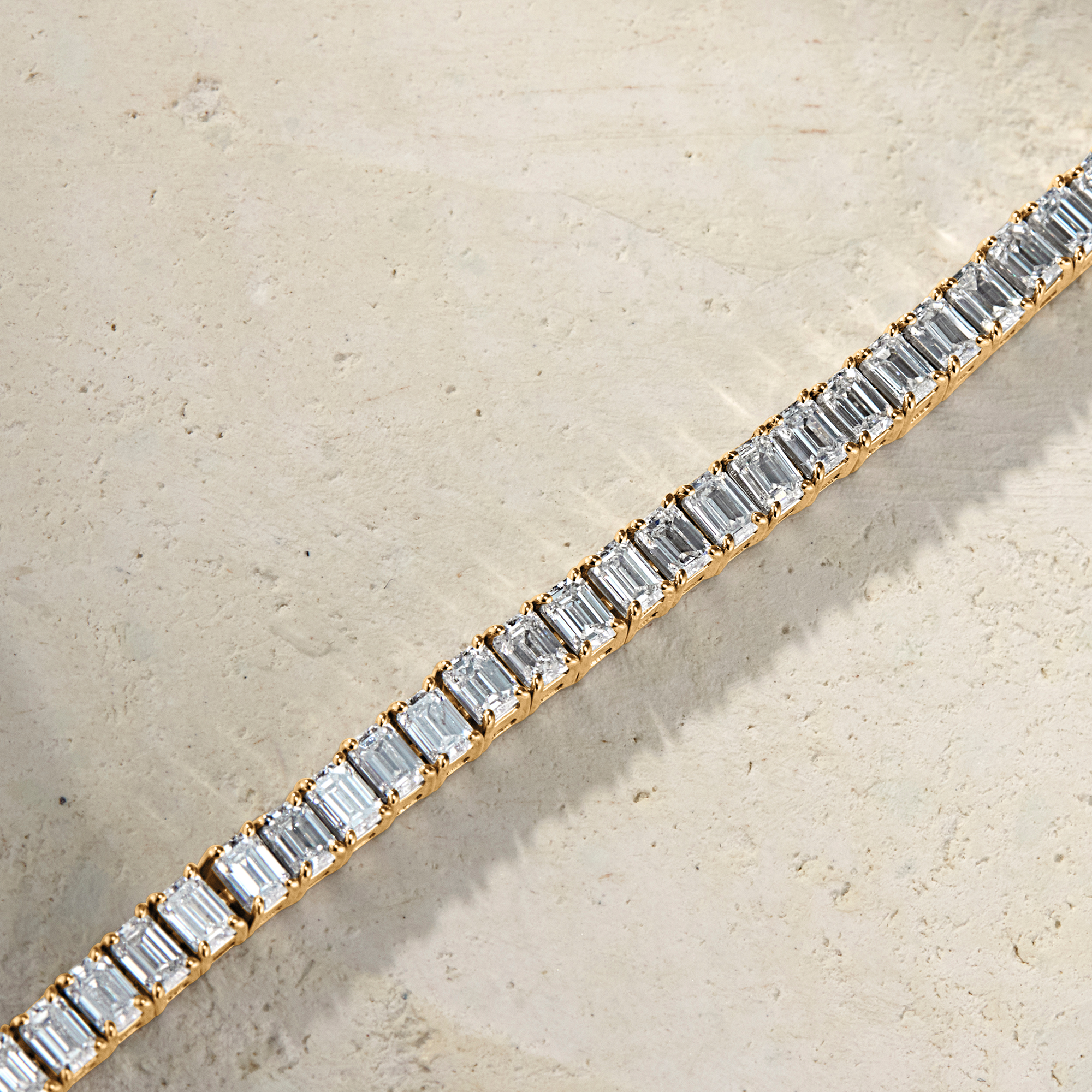 Amara Emerald-Cut Tennis Bracelet