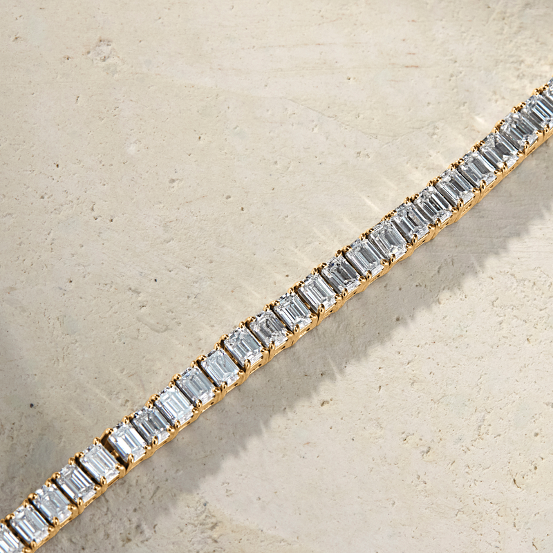 Amara Emerald-Cut Tennis Bracelet