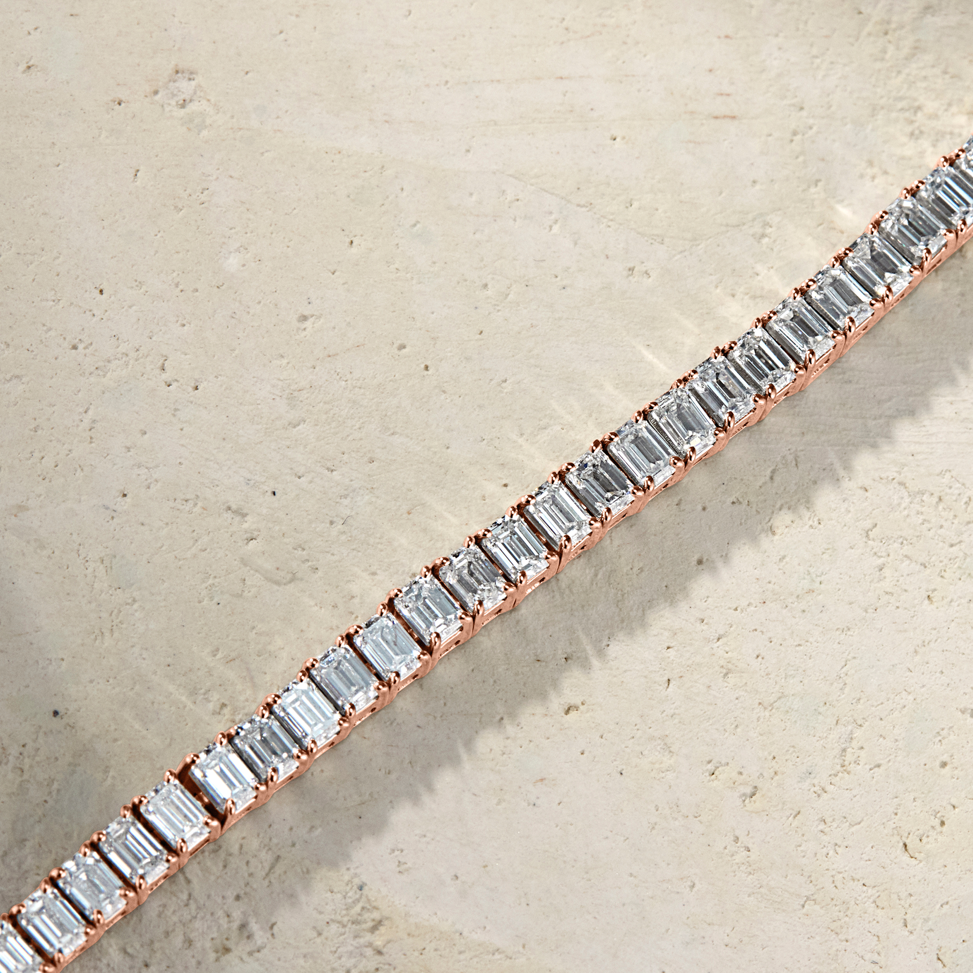Amara Emerald-Cut Tennis Bracelet
