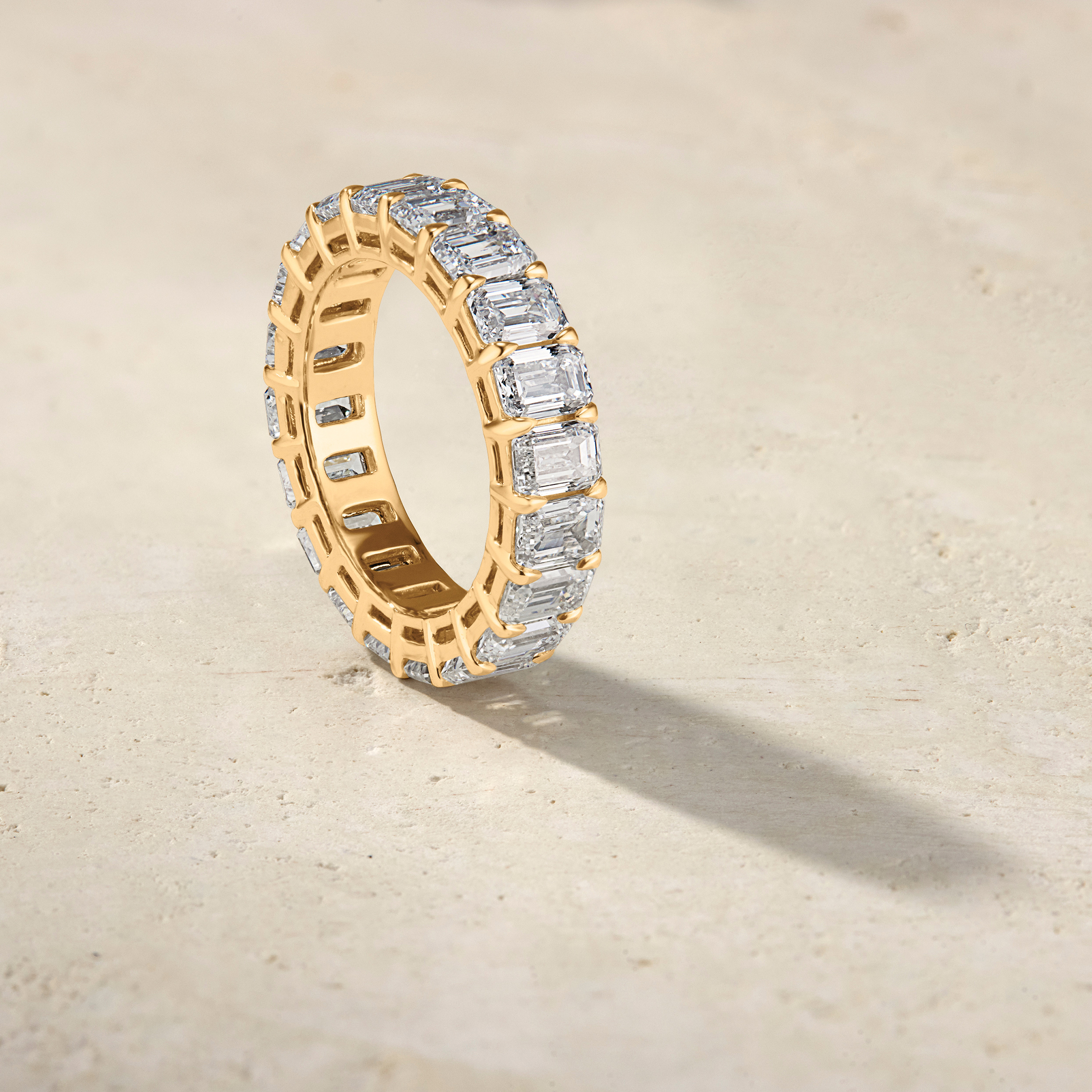 Amara Emerald-Cut Eternal Ring