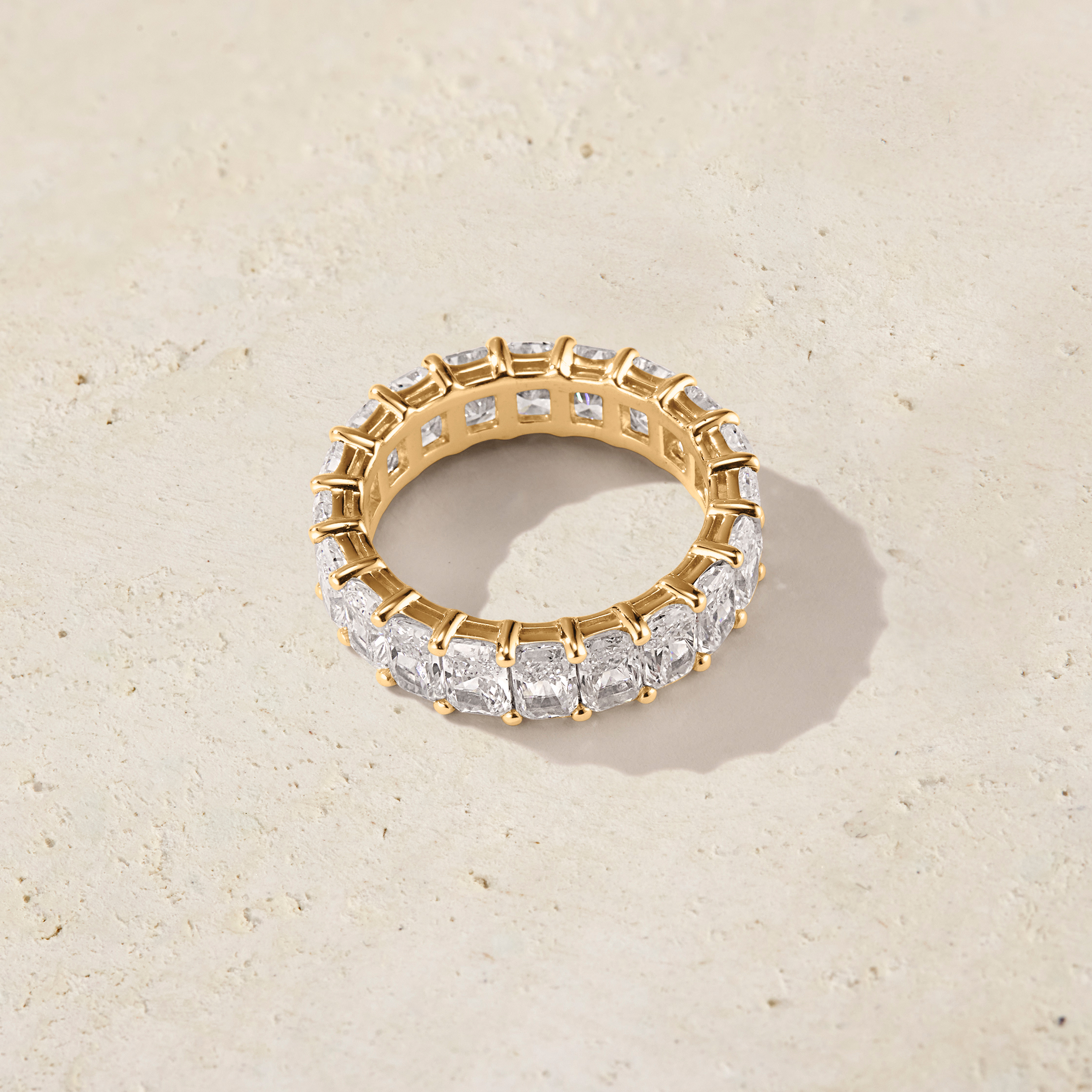 Amara Radiant Cut Eternal Ring