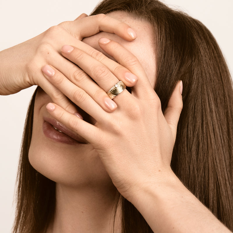 Unda Full Ripple Ring