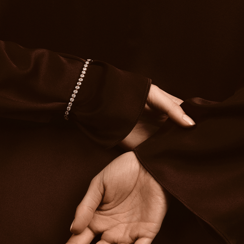 Virelle Round Bezel Tennis Bracelet