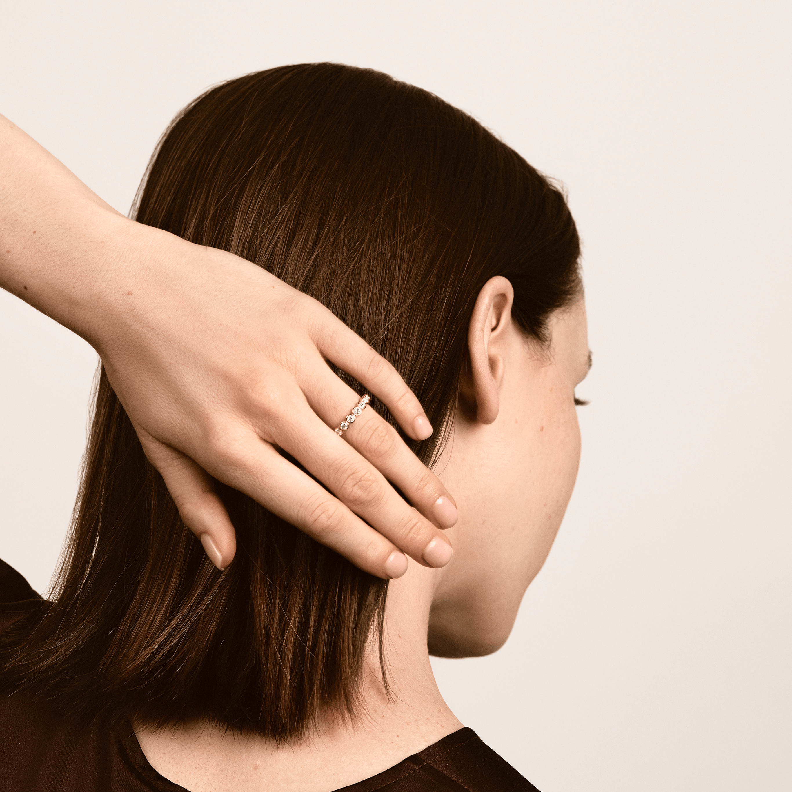 Virelle Round Bezel Eternity Ring