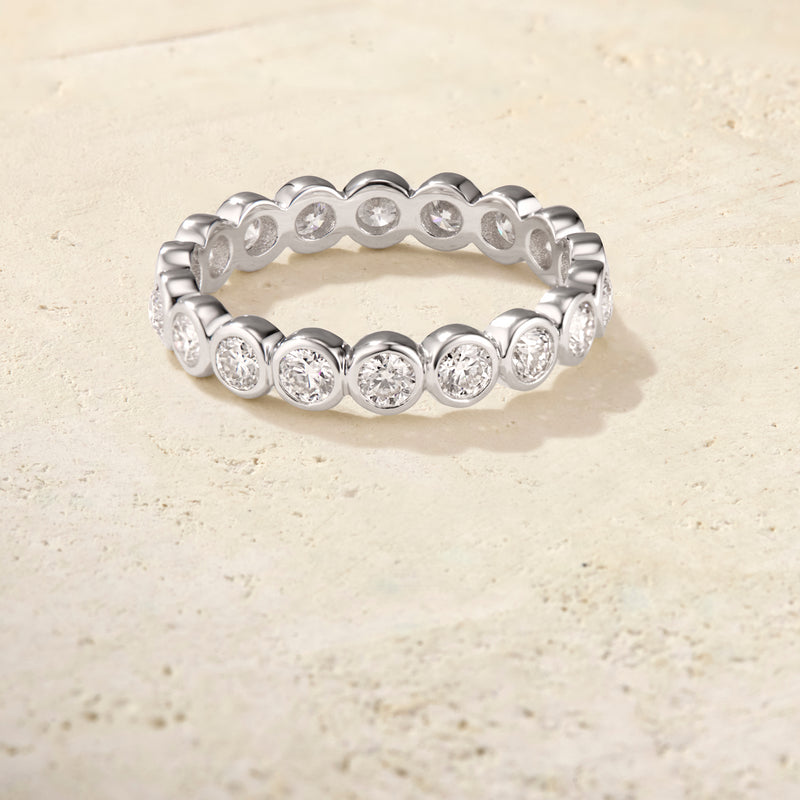 Virelle Round Bezel Eternity Ring