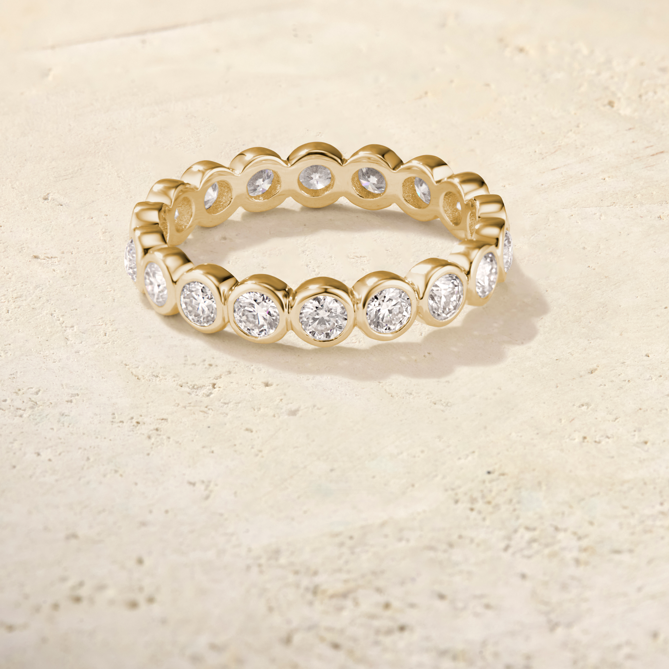 Virelle Round Bezel Eternity Ring