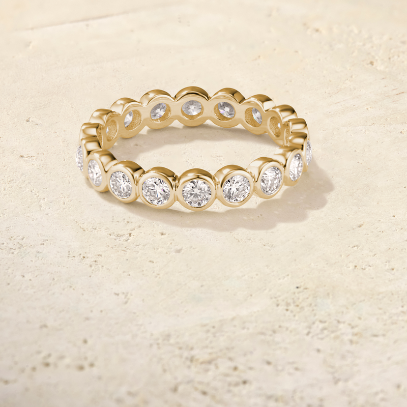 Virelle Round Bezel Eternity Ring