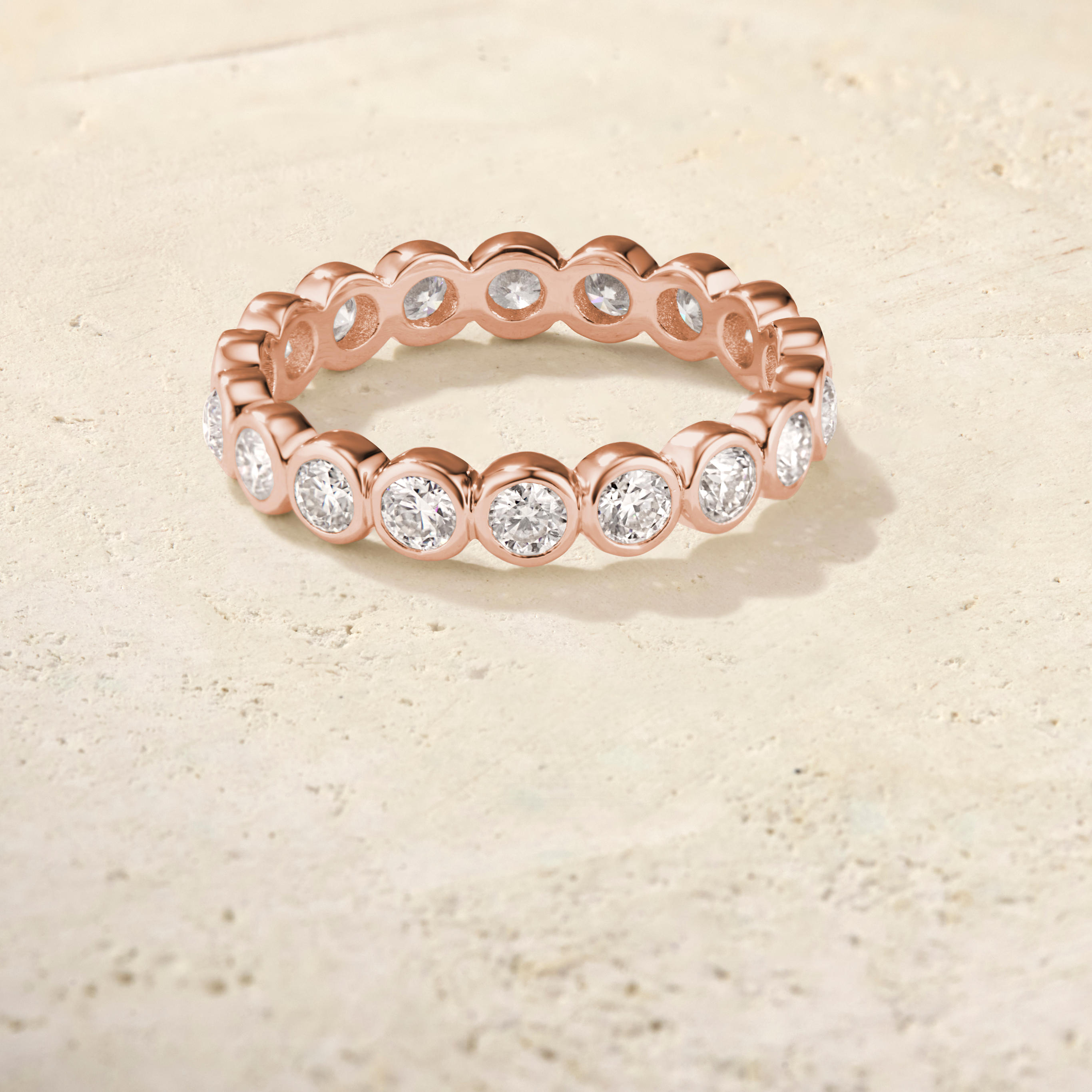Virelle Round Bezel Eternity Ring