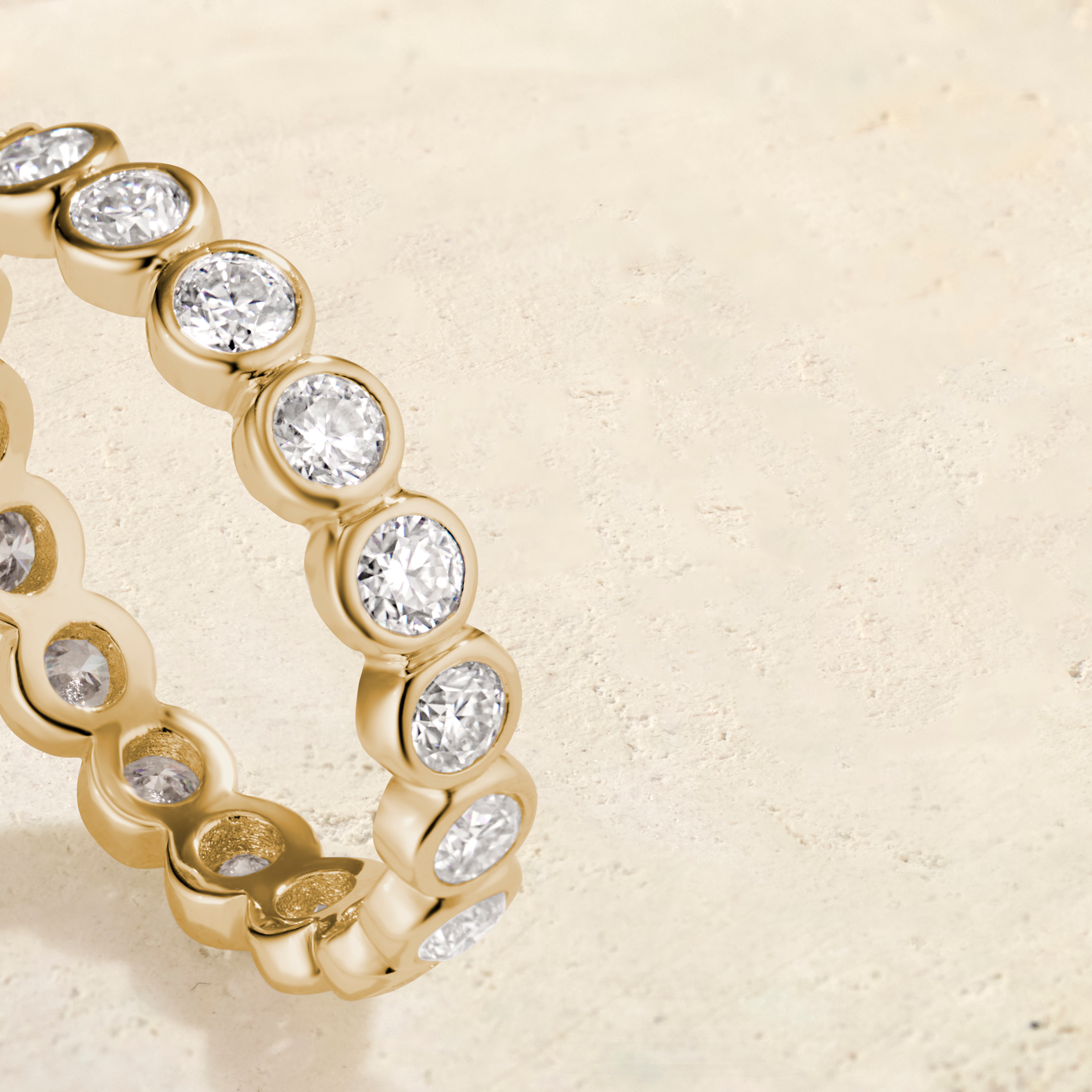 Virelle Round Bezel Eternity Ring