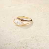 Forma Marquise Signet Ring