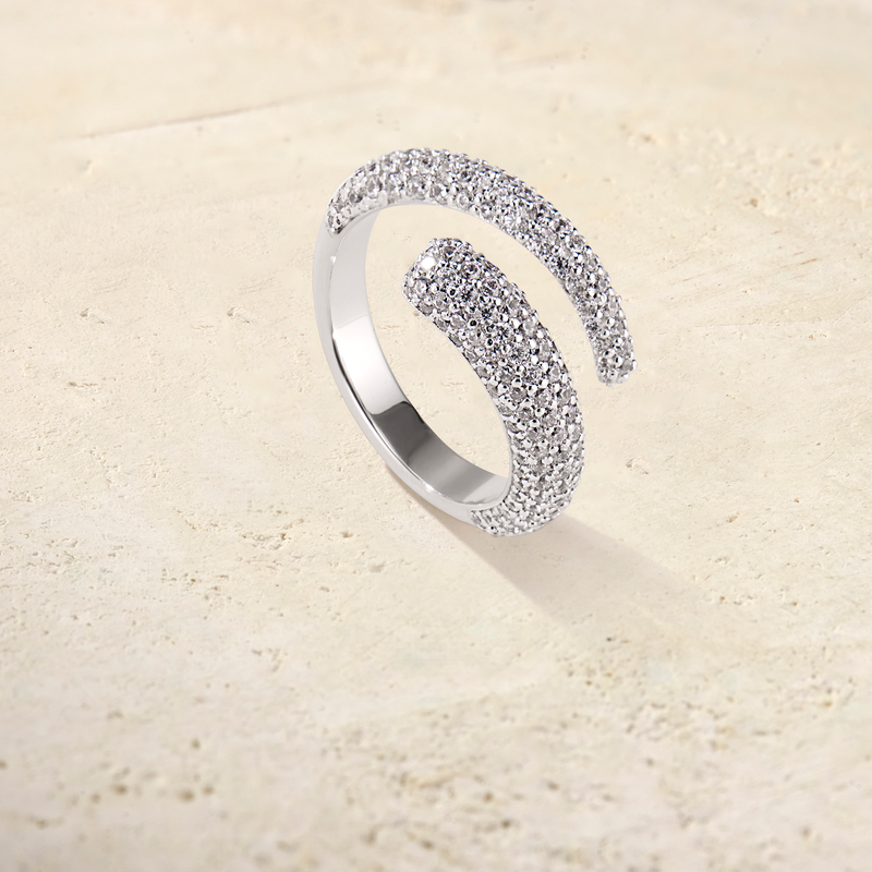 Ciel Pavé Wrap Ring