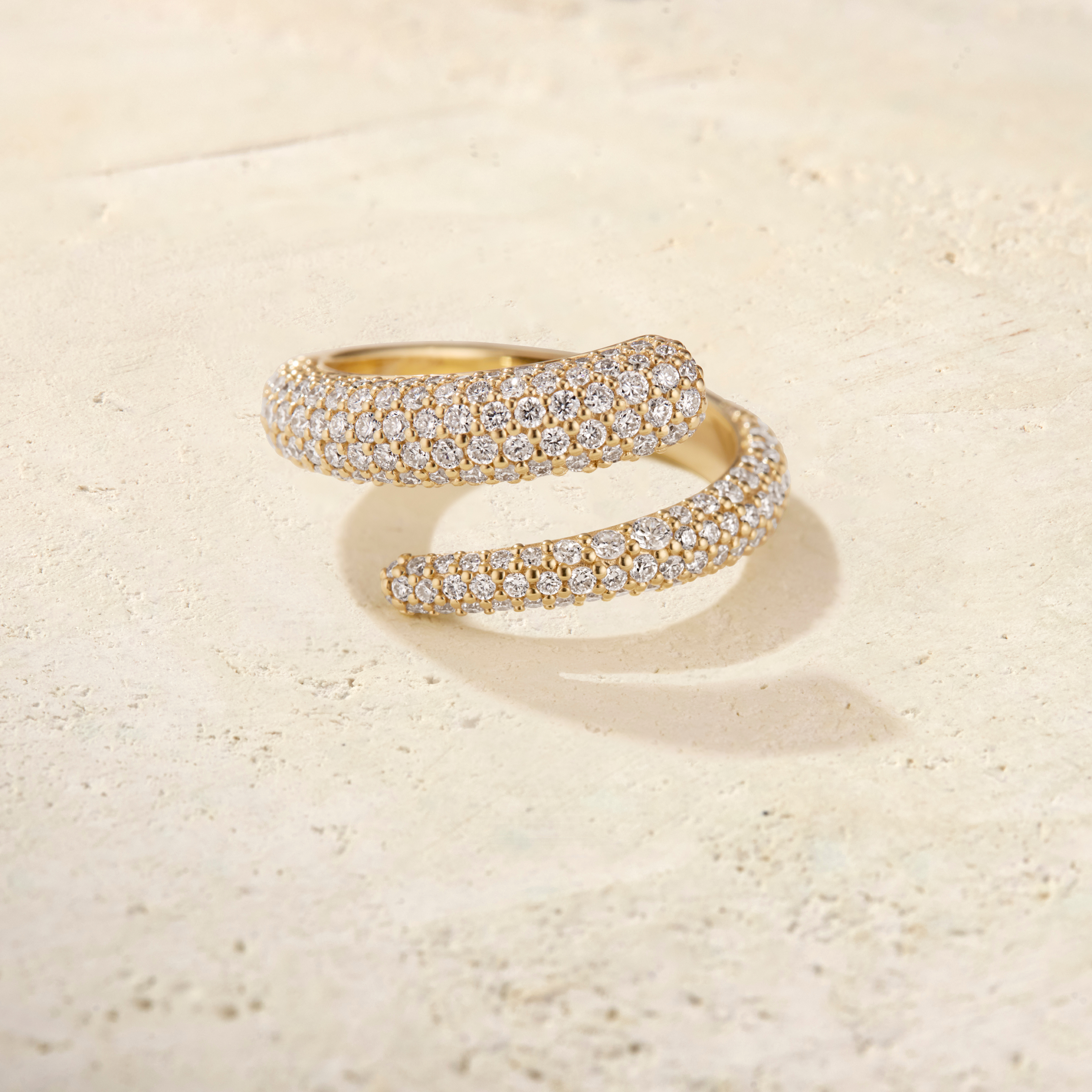 Ciel Pavé Wrap Ring