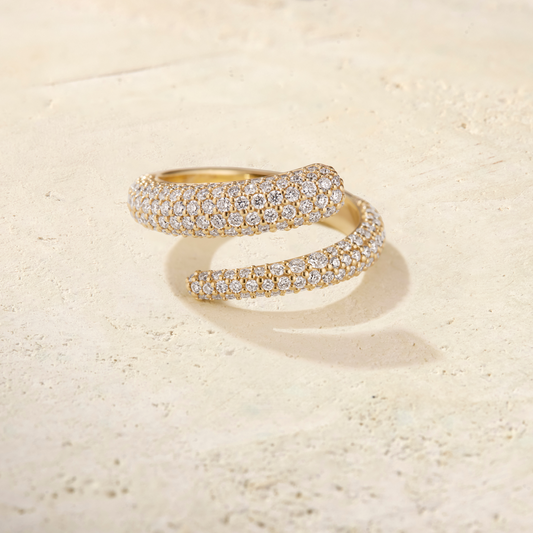 Ciel Pavé Wrap Ring