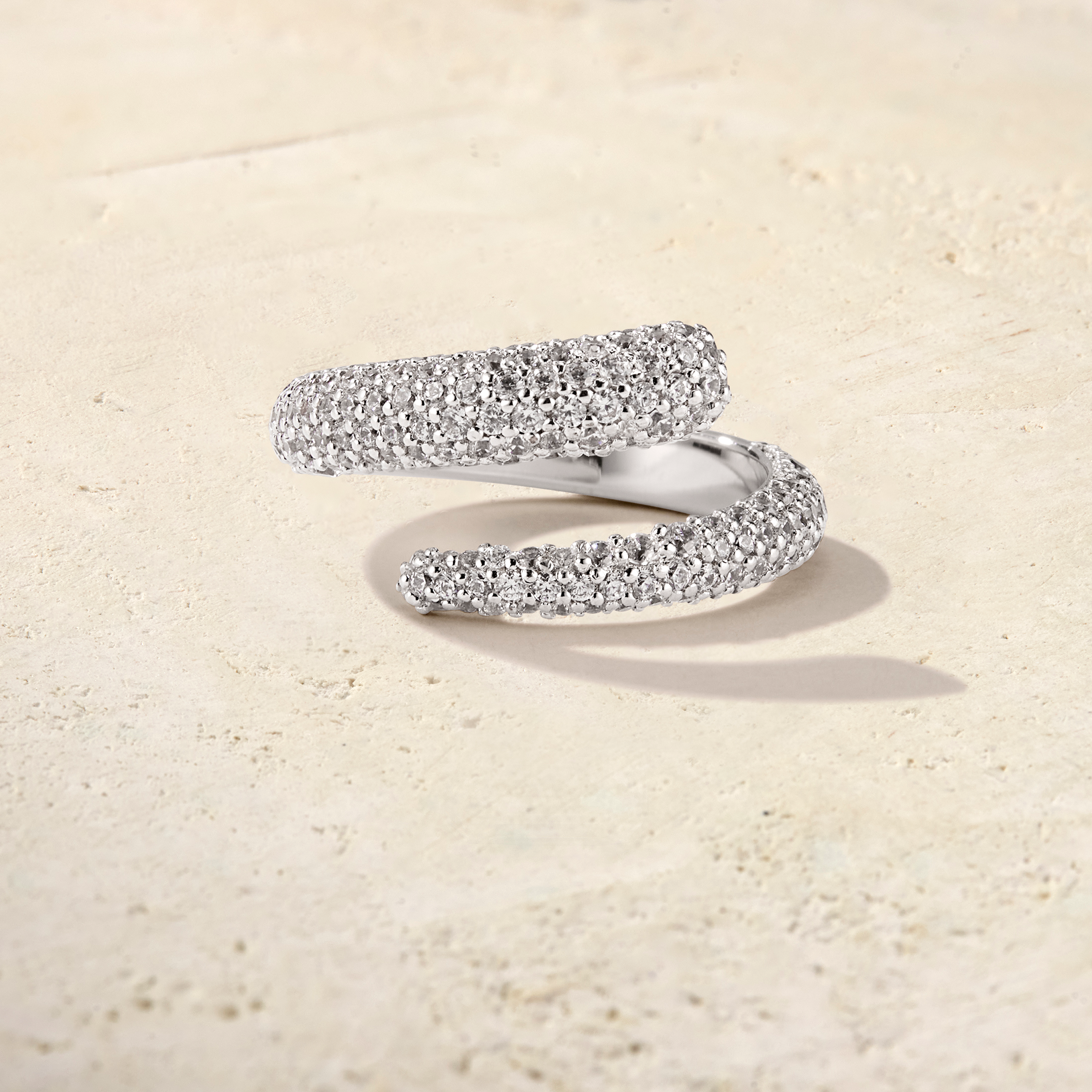 Ciel Pavé Wrap Ring