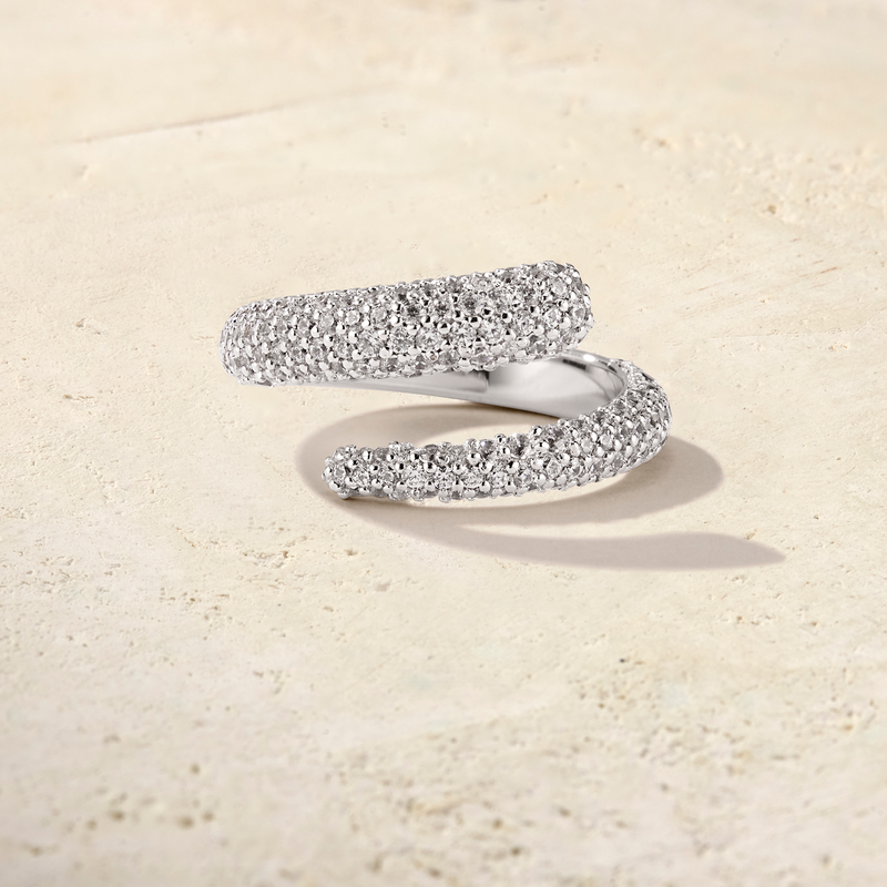 Ciel Pavé Wrap Ring