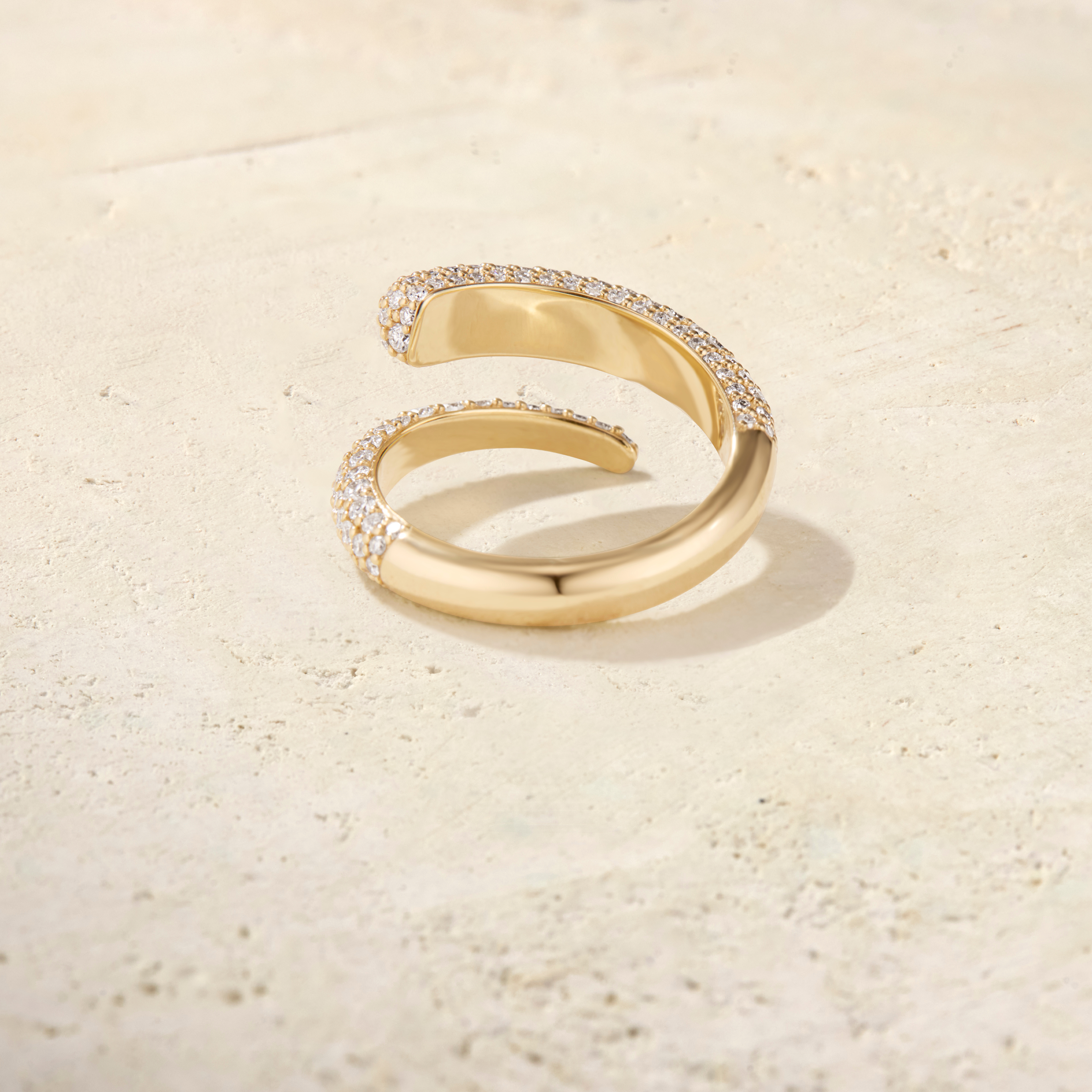 Ciel Pavé Wrap Ring
