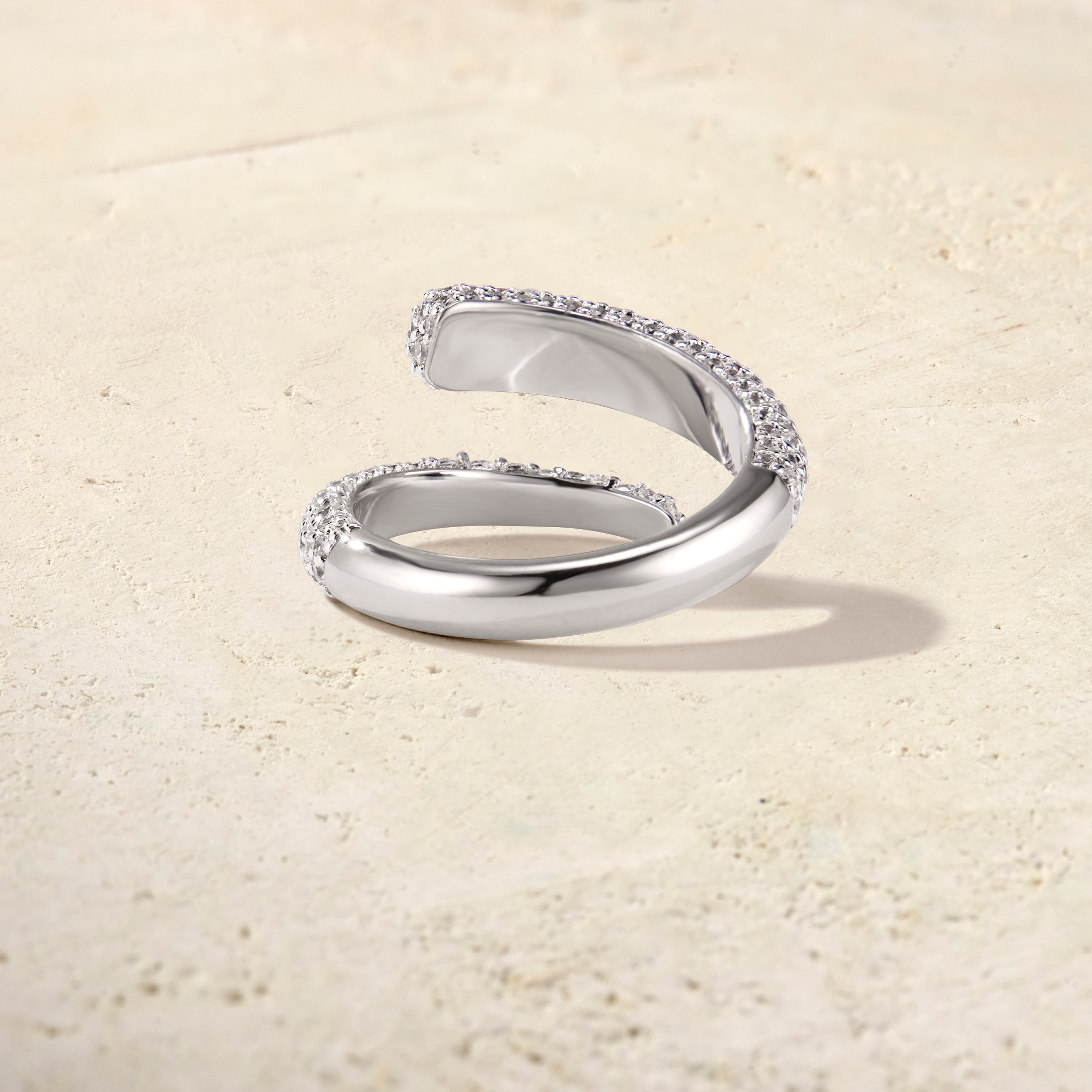 Ciel Pavé Wrap Ring