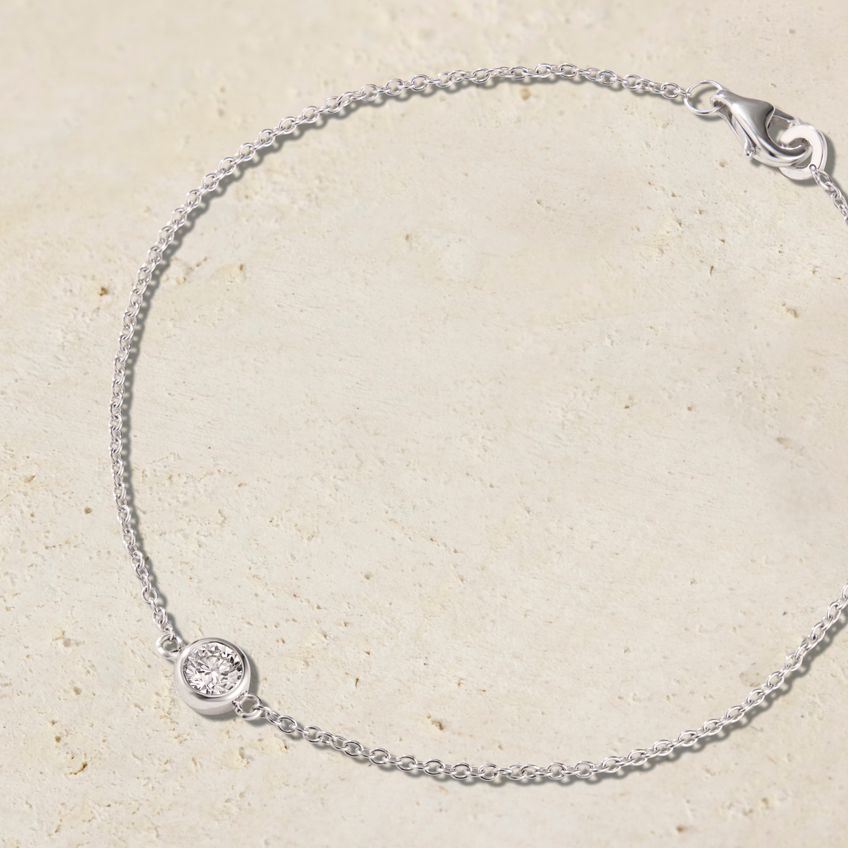 Virelle Round Solitaire Bezel Diamond Bracelet