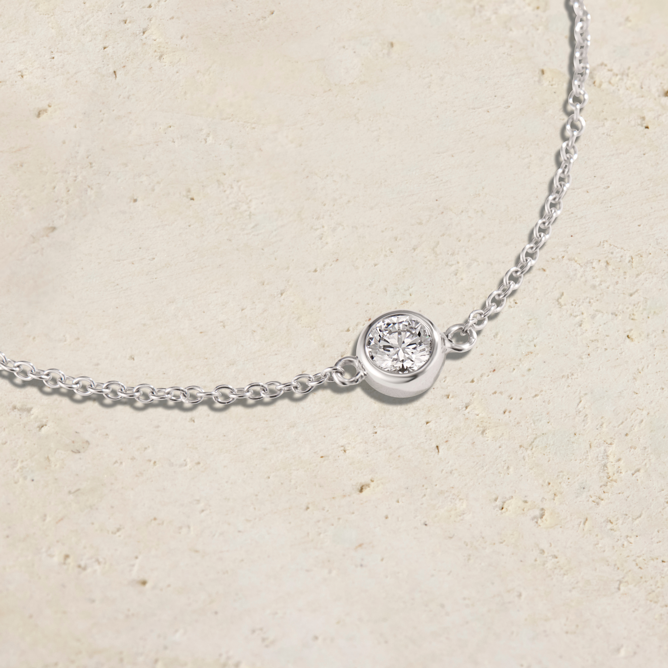 Virelle Round Solitaire Bezel Diamond Bracelet
