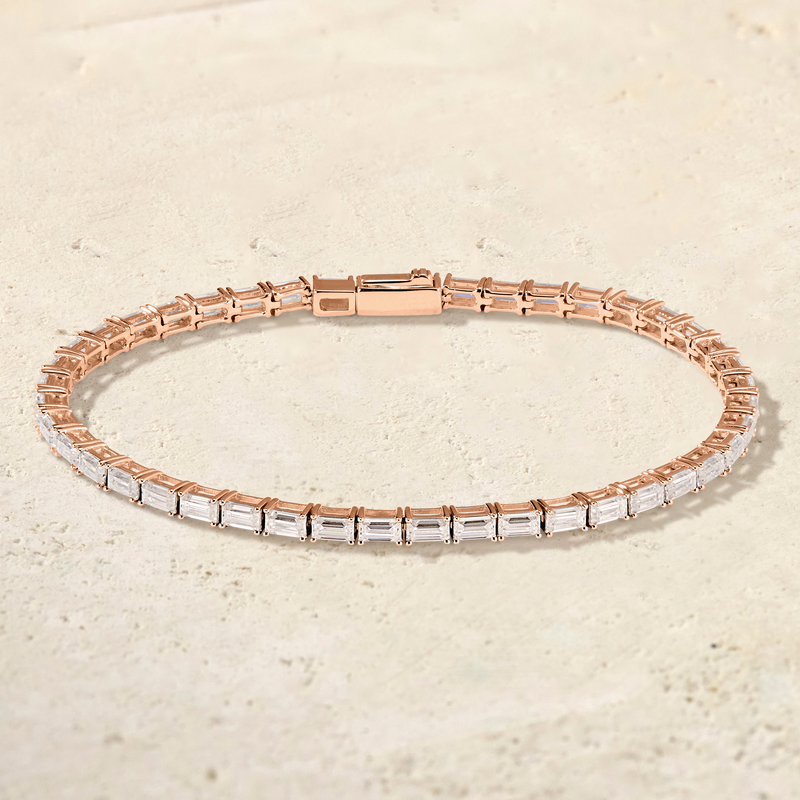 Amara Baguette Tennis Bracelet