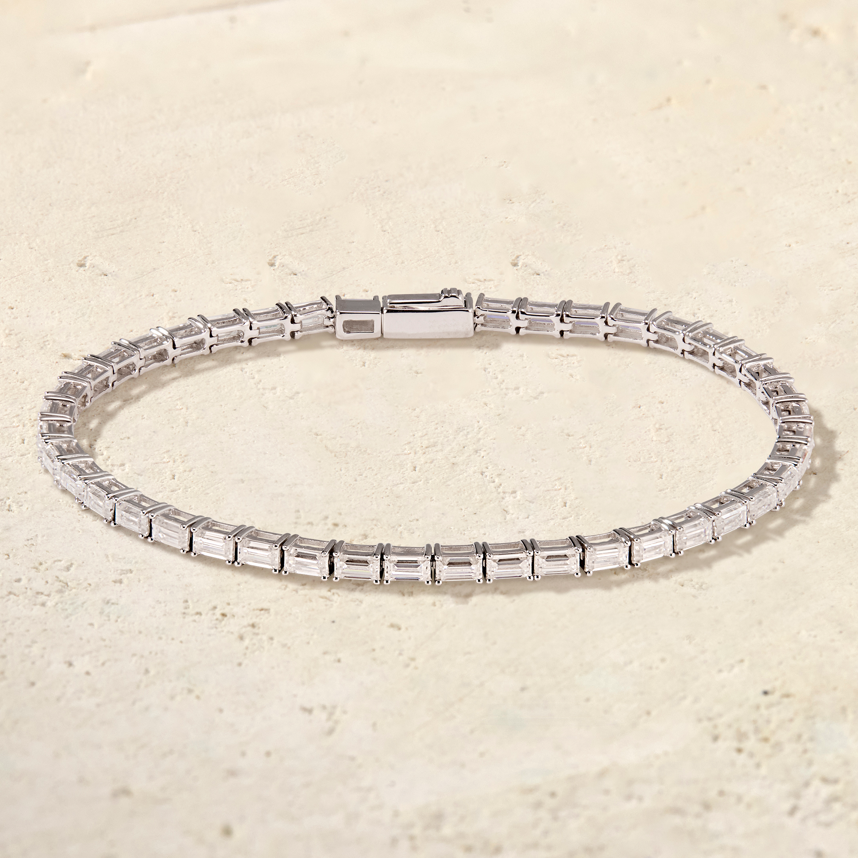 Amara Baguette Tennis Bracelet